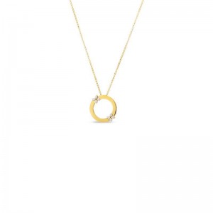 Roberto Coin 18K Diamond Circle Of Life Pendant Necklace