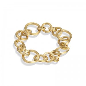 Marco Bicego 18K Yellow Gold Jaipur Collection Link Small Guage Bracelet 8.25