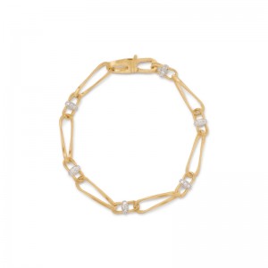 Marco Bicego Marrakech Onde Collection 18K Yellow Gold Twisted Coil Link Bracelet