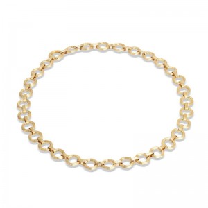 Marco Bicego 18K Flat Link Collar Necklace