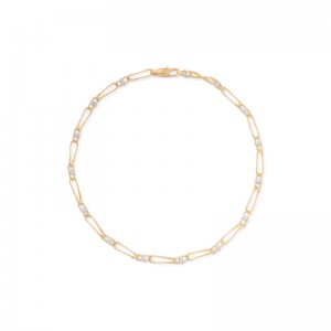 Marco Bicego Marrakech Onde Collection 18K Yellow Gold Twisted Coil Link Necklace