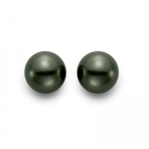 PD Collection  11MM Tahitian Pearl Stud Earrings