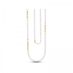 18K Yellow Armonia Eclipse Stand Necklace By Providence Diamond Collection