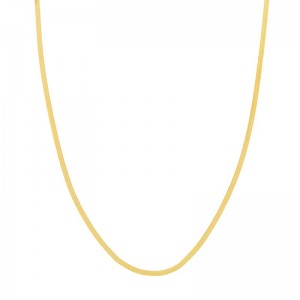 14K Yellow Gold Herringbone Chain By PD Collection