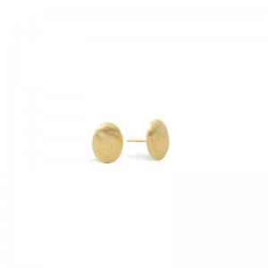Marco Bicego 18K Yellow Gold Siviglia Collection Oval Stud Earrings