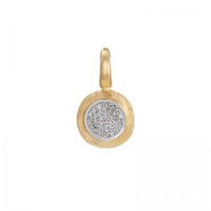 Marco Bicego Jaipur Collection 18K Yellow Gold Small Pendant With Pave Diamonds