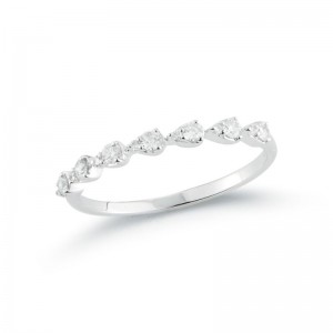 14k Diamond Teardrop Ring By Dana Rebecca