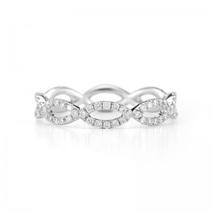 Dana Rebecca 14K Diamond Infinity Ring