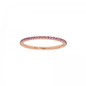 PD Collection Amethyst Eternity Stackable Band