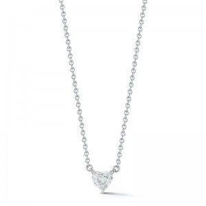 Providence Diamond Collection 3 Prong Diamond Heart Necklace