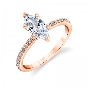 Marquise Cut Classic Engagement Ring - Adorlee