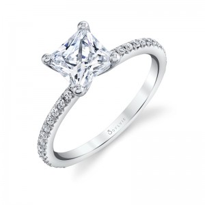 Sylvie Adorlee Princess Engagement Ring