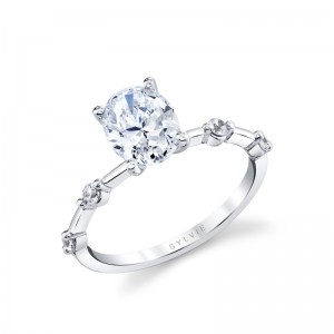 Oval Cut Diamond Engagement Ring - Eniko