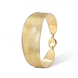 Marco Bicego Lunaria Collection 18K Lunaria Yellow Gold Large Width Bangle