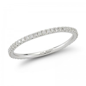 PD Collection Wg Diamond Pave Eternity Stackable Band