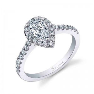 Sylvie Chantelle Oval Pear Engagement Ring