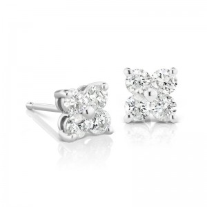 Providence Diamond Collection Inside Out Diamond Hoop Earrings