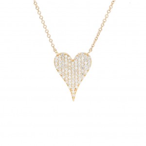 PD Collection Small Diamond Heart Necklace