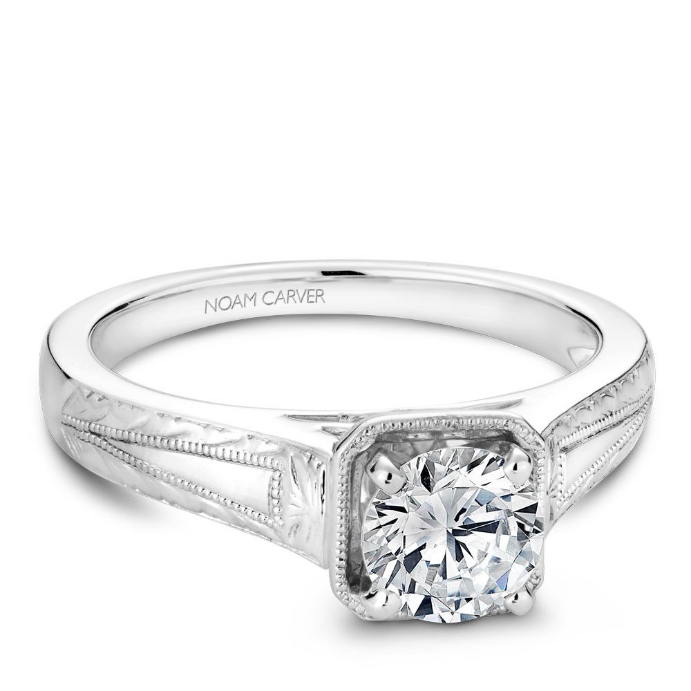 Noam Carver Semi Mount Engagement Ring