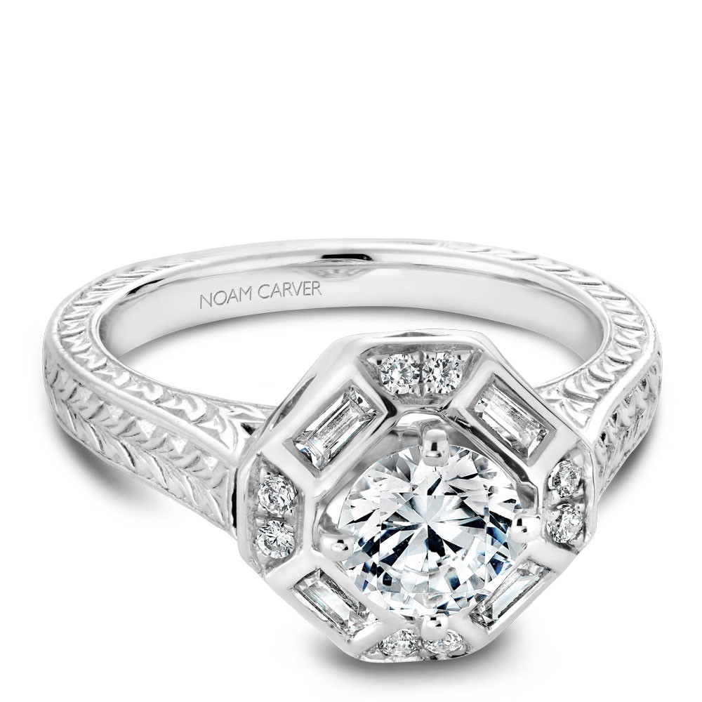 Noam Carver Semi Mount Engagement Ring