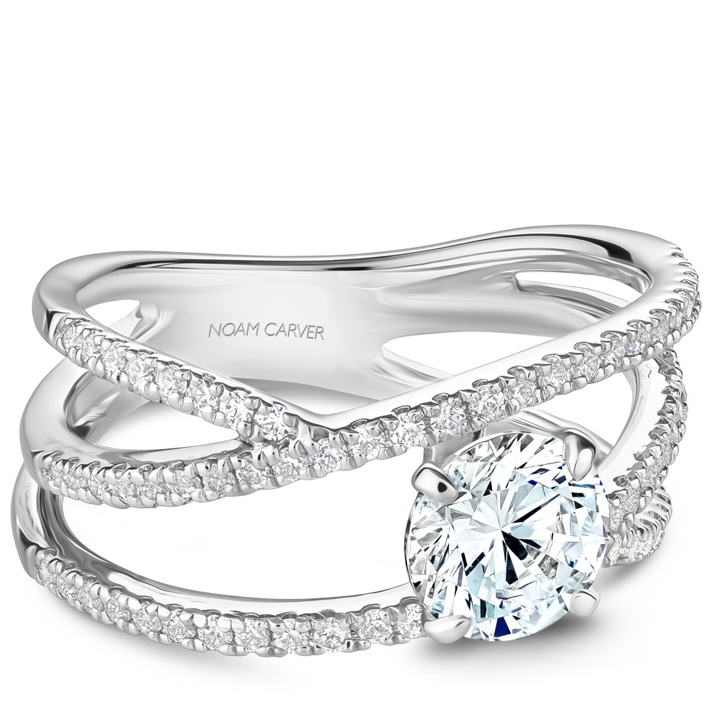 Noam Carver Semi Mount Engagement Ring