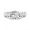 FlyerFit® 14K White Gold Encore Engagement Ring