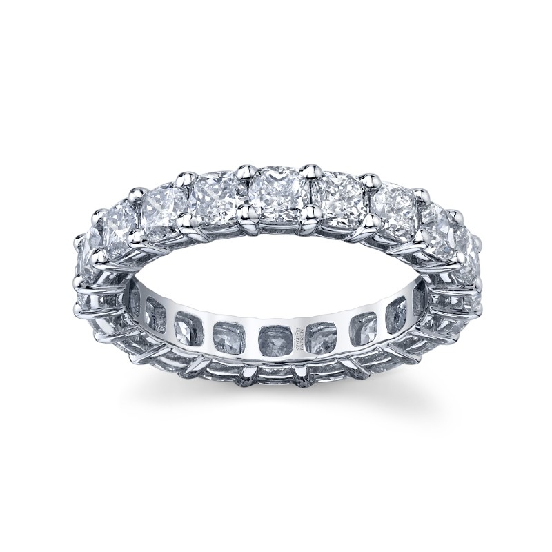 Cushion Diamond Eternity Band