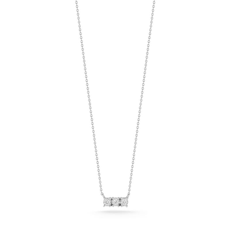 14k Diamond Bar Necklace By Dana Rebecca