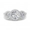FlyerFit® 14K White Gold Vintage Engagement Ring