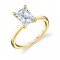 Radiant Cut Solitaire Engagement Ring - Amelia