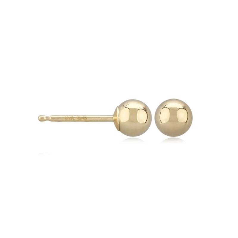 PD Collection Gold  Ball Earrings