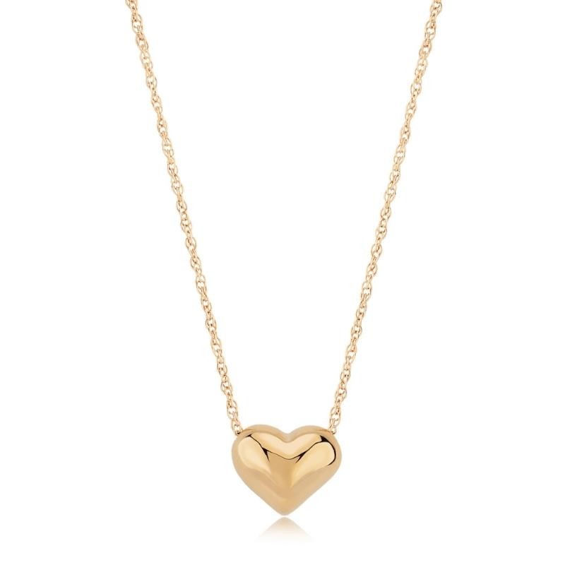 PD Collection Puffed Heart Necklace