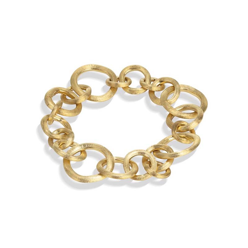 Marco Bicego 18K Yellow Gold Jaipur Collection Link Small Guage Bracelet 8.25