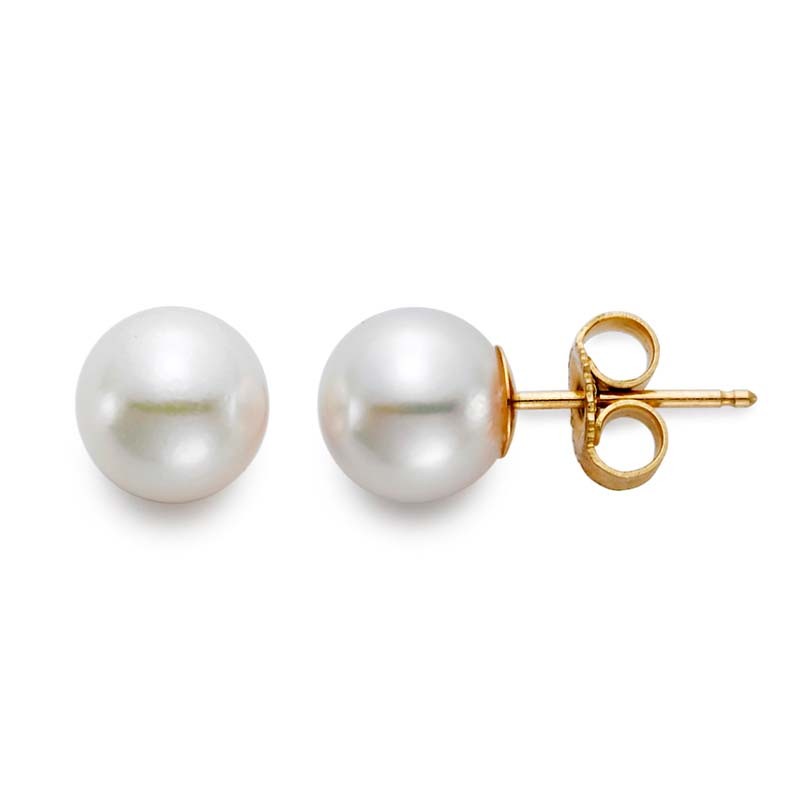 7.5-8mm Pearl Earrings
