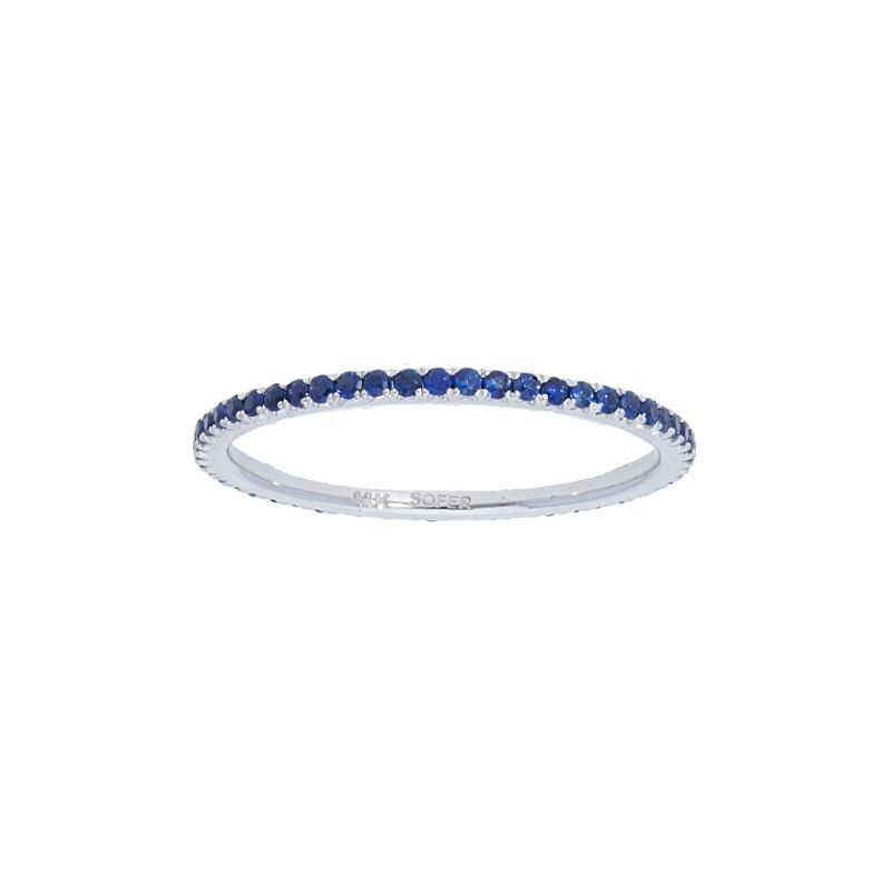 PD Collection Blue Sapphire Stackable Band