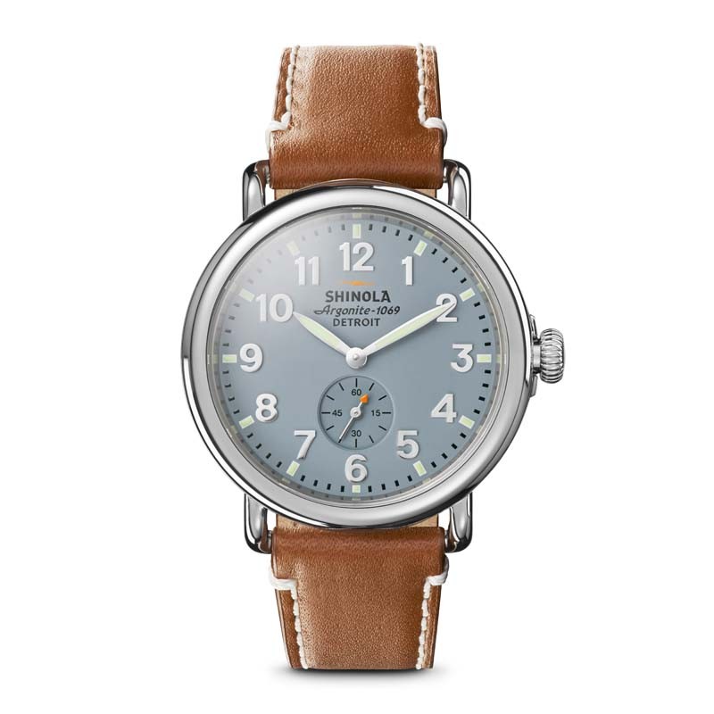 Runwell 41mm, Brown Leather Strap Watch