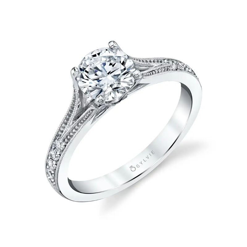 Sylvie Cherish Vintage Inspired Engagement Ring