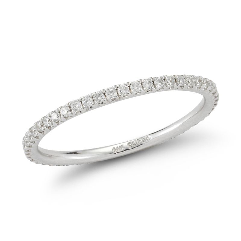PD Collection Wg Diamond Pave Eternity Stackable Band