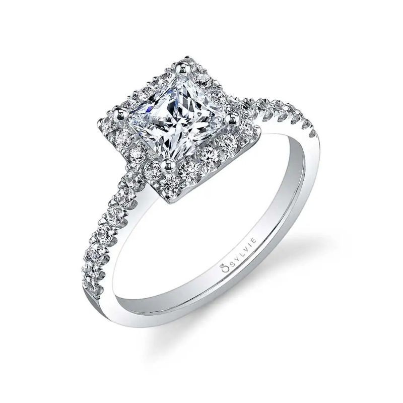Sylvie Chantelle Oval Princess Engagement Ring