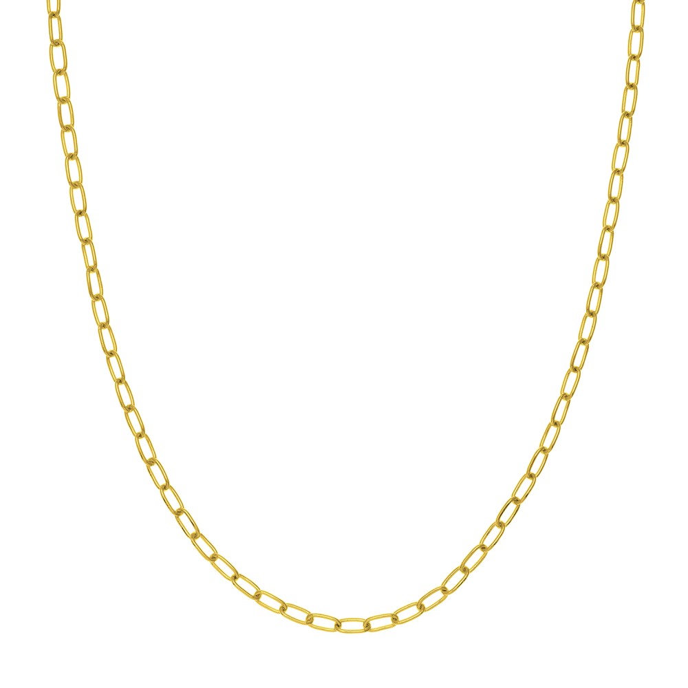 PD Collection 14k Gold 3.45mm Paper Clip Chain