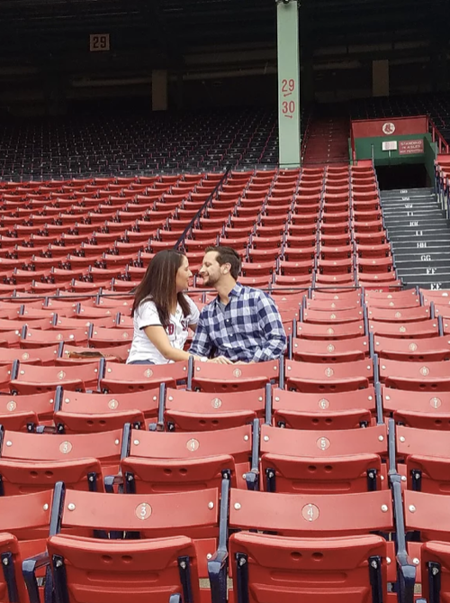 Erica and Chris - Home Run Proposal!