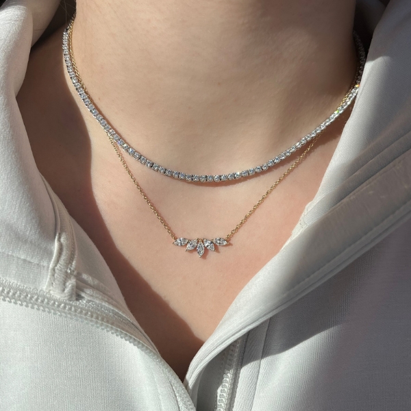 Diamond Tennis Necklaces