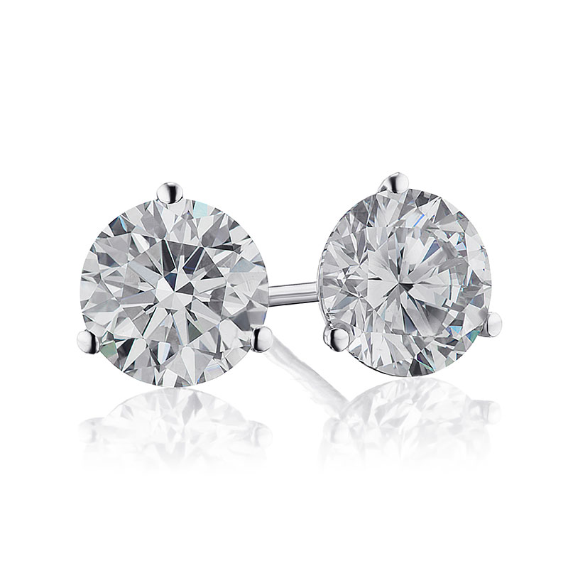 2CTW Diamond Martini Stud Earrings - PDDW-DWS-D200