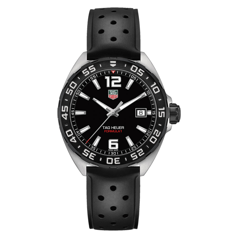 tag heuer formula 1 calibre 5 black titanium automatic