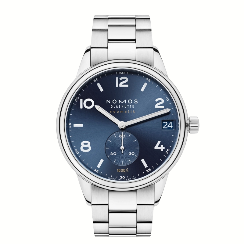 NOMOS Glashütte Club Sport Neomatik Date Blue Automatic 42 Watch