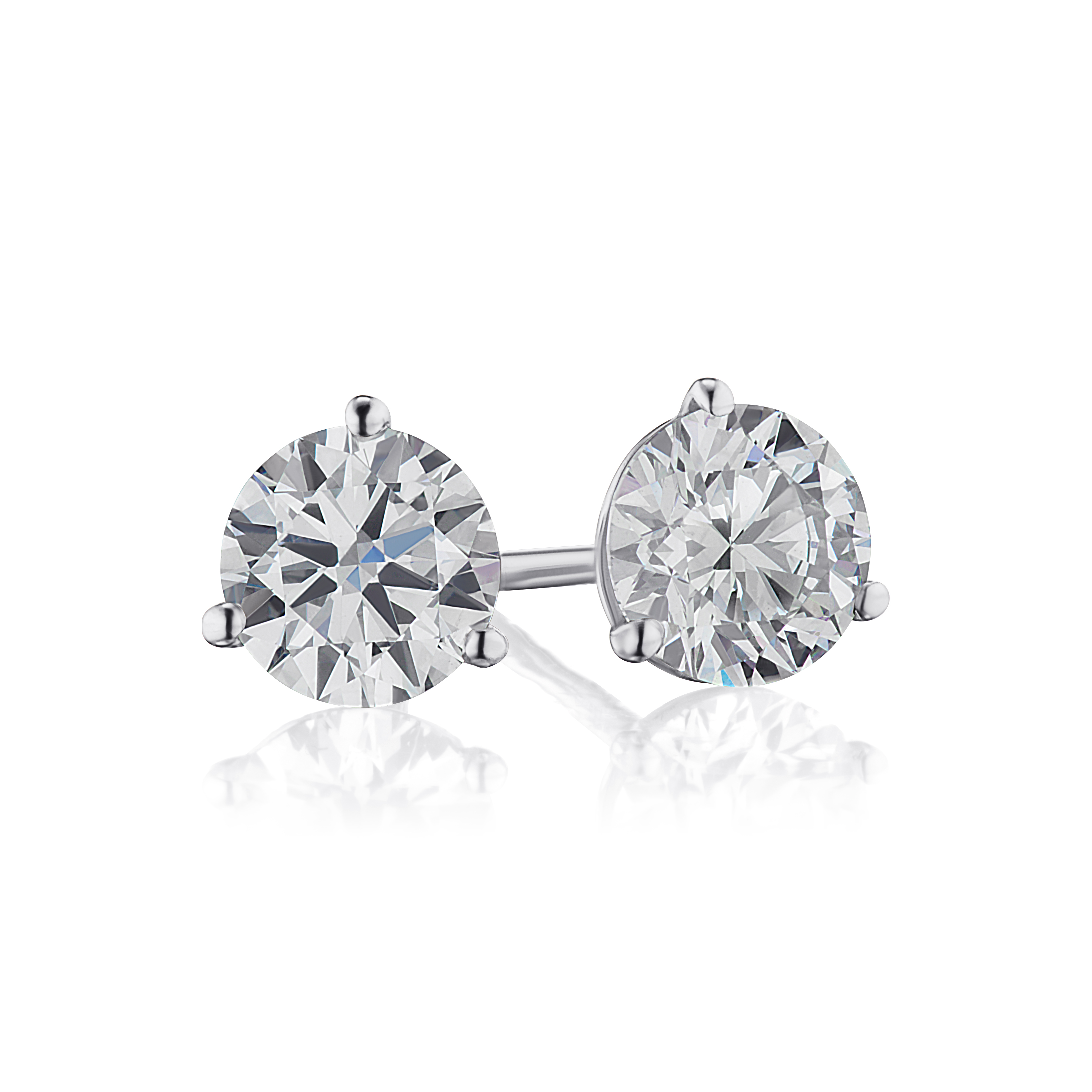 1CTW Diamond Martini Stud Earrings - PDDW-BB100