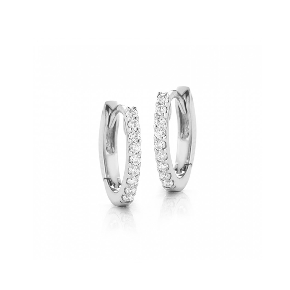 Dana Rebecca 14k Diamond Huggie Earrings - PDDR-E1140