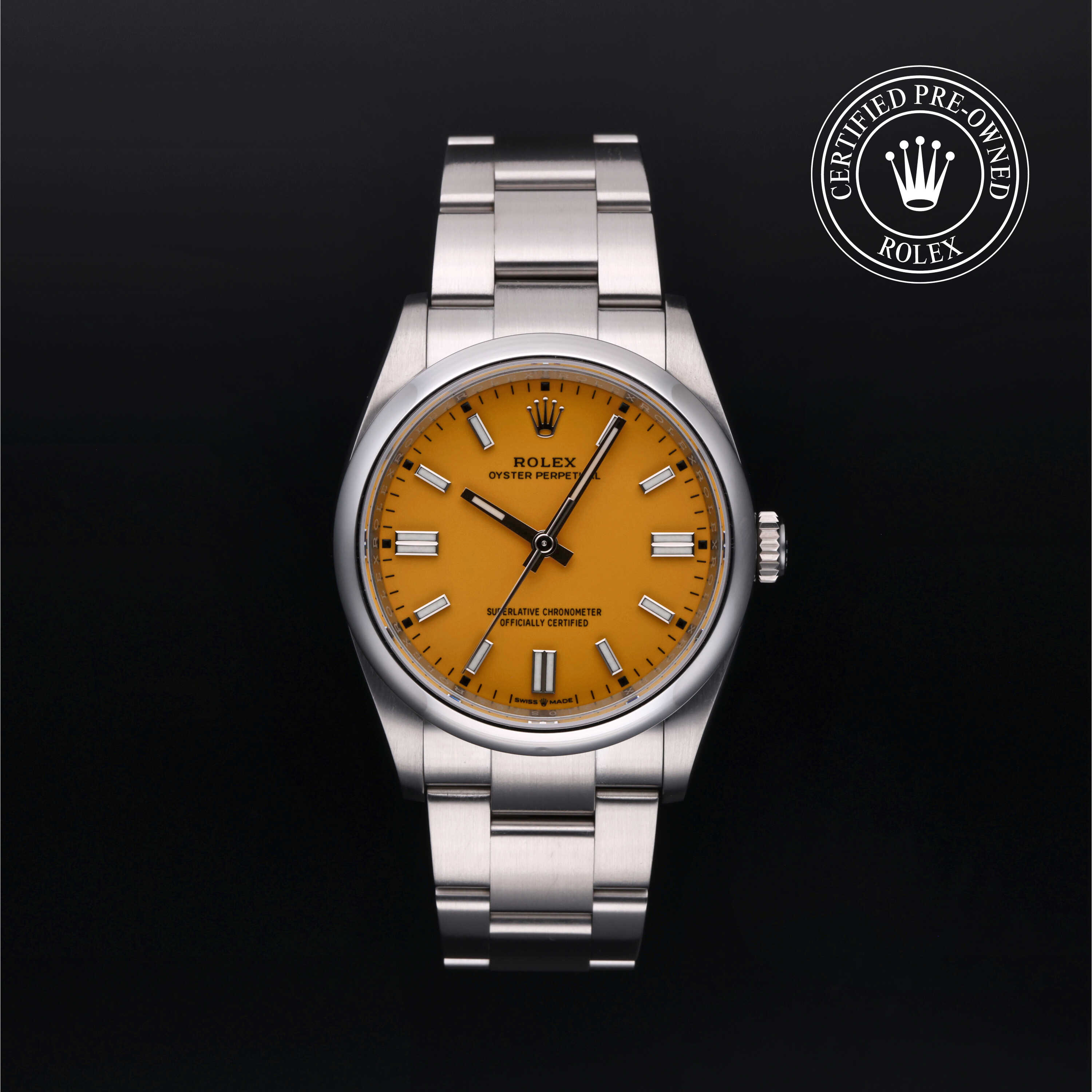 36mm Rolex Perpetual Oyster 2021 Rolex Certified Pre-Owned Oyster