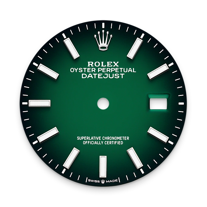 Green ombré dial