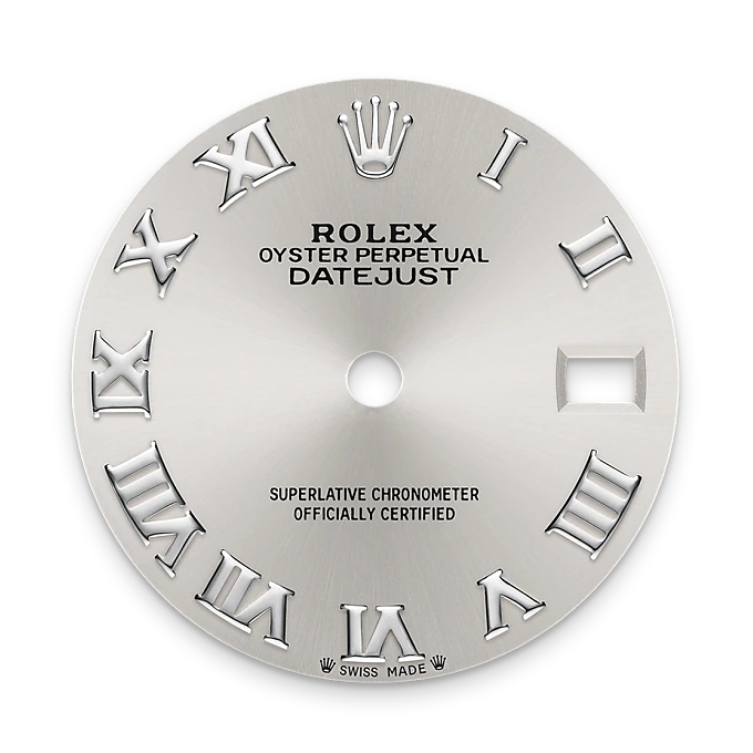 Silver dial